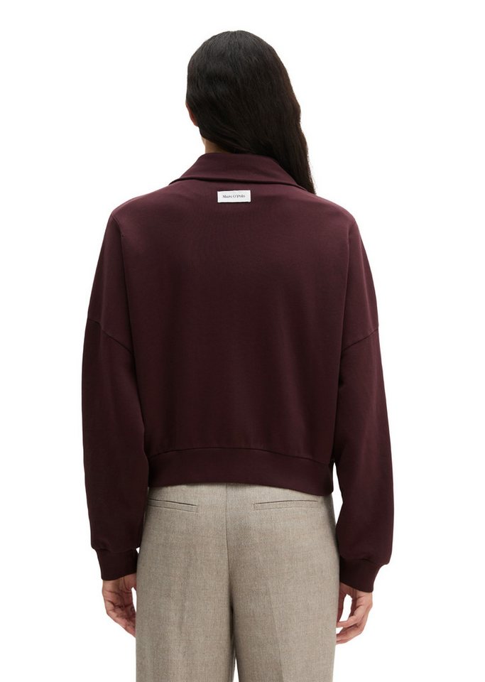 Marc O'Polo Sweatjacke mit recycelter Baumwolle – Bild 3 von 5