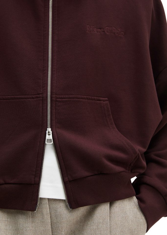 Marc O'Polo Sweatjacke mit recycelter Baumwolle – Bild 4 von 5