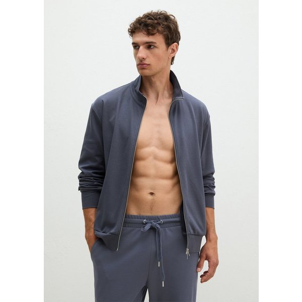 Marc O'Polo Sweatjacke mit Stehkragen, für Homewear, aus Interlock, lockere Passform