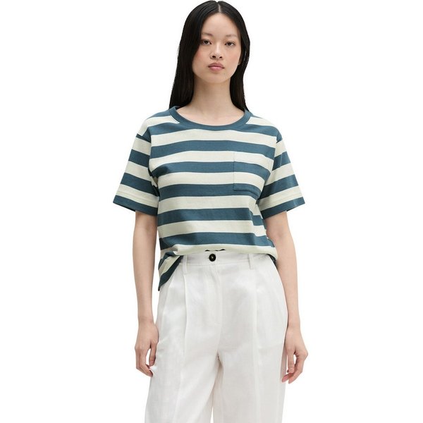 Marc O'Polo T-Shirt gestreift, loose aus weichem Single Jersey