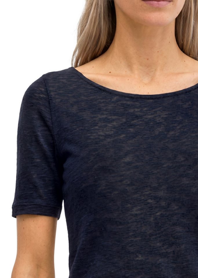 Marc O'Polo T-Shirt mit U-Boot-Ausschnitt – Bild 4 von 5