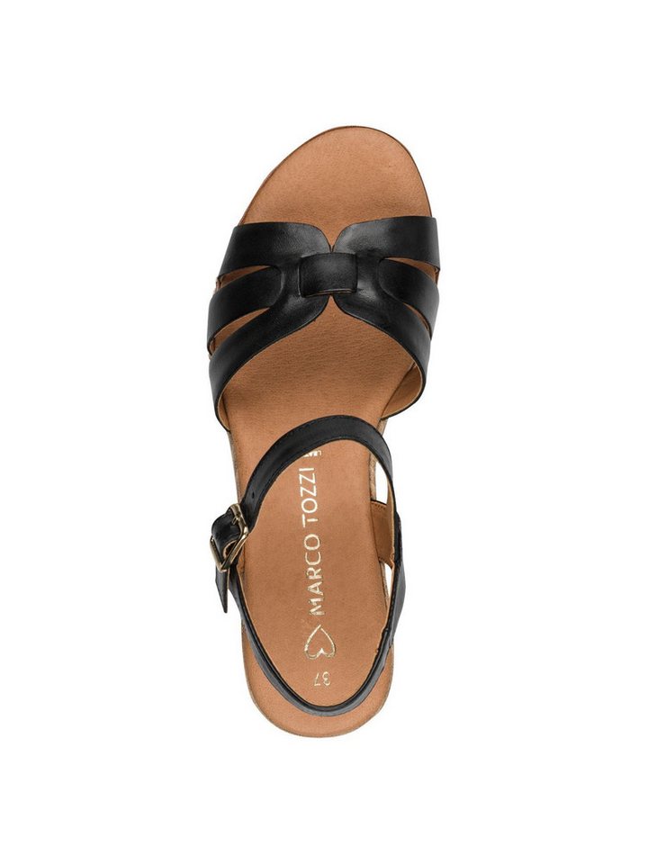 MARCO TOZZI FEEL, MT Soft Lining aus Leder Keilabsatz Sandalette FEEL – Bild 2 von 5