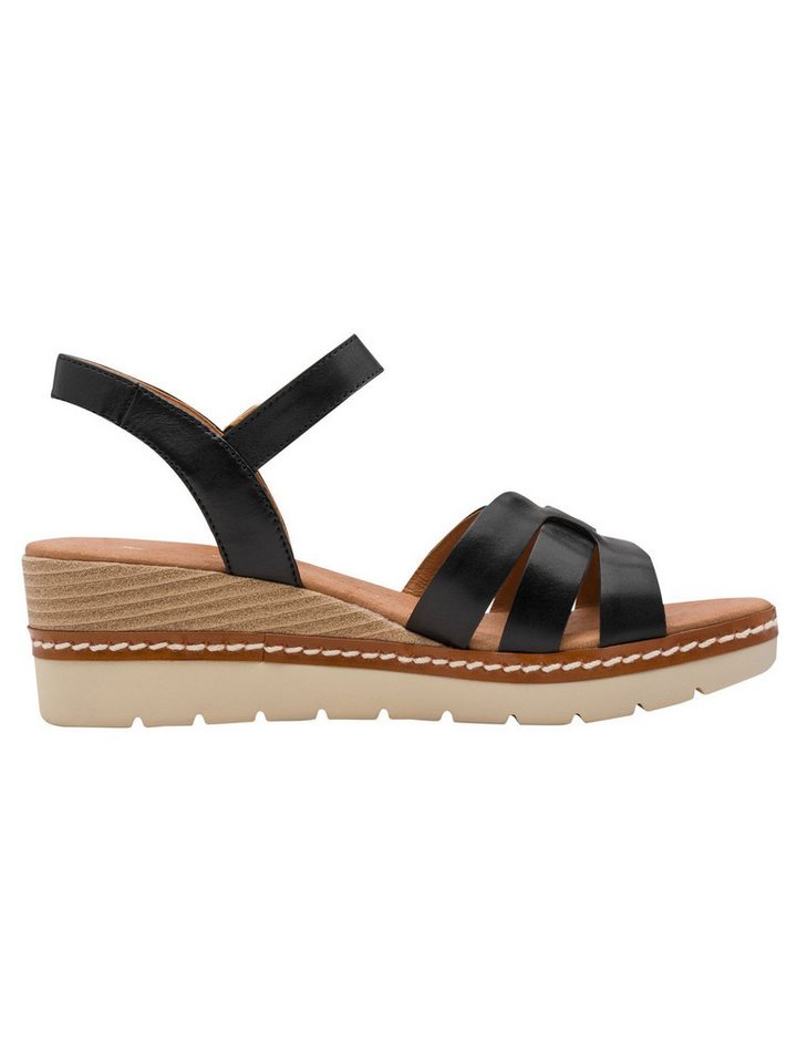 MARCO TOZZI FEEL, MT Soft Lining aus Leder Keilabsatz Sandalette FEEL – Bild 3 von 5