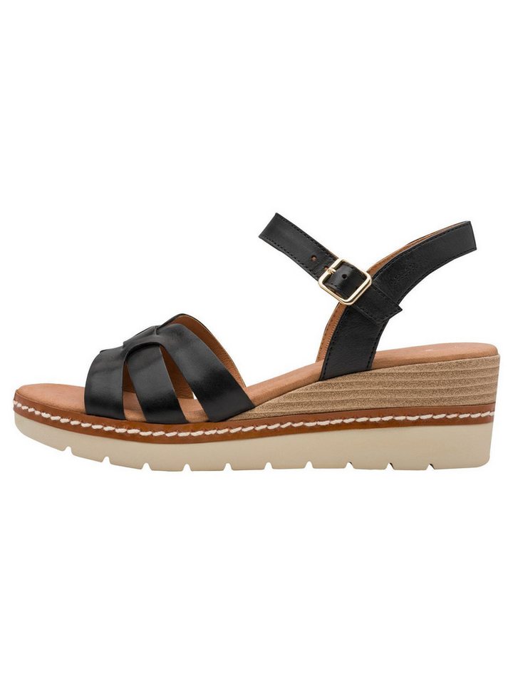 MARCO TOZZI FEEL, MT Soft Lining aus Leder Keilabsatz Sandalette FEEL – Bild 4 von 5