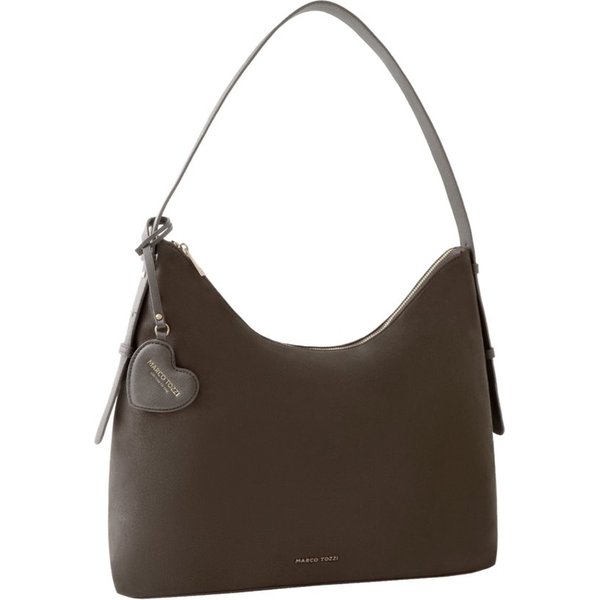 MARCO TOZZI Hobo, Damen Schultertasche, Handtasche mit Logoschriftzug