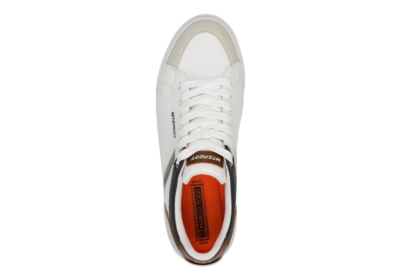 MARCO TOZZI Plateausneaker, Freizeitsch, Halbschuh, Schnürschuh mit Perforierung und Ziernähten – Bild 5 von 5