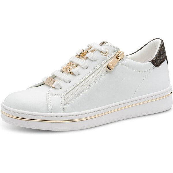 MARCO TOZZI Plateausneaker, Freizeitschuh, Halbschuh, Schnürschuh mit Logoschriftzug