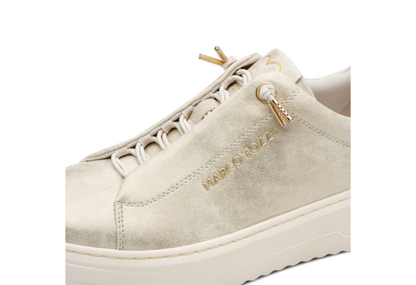 MARCO TOZZI Slip-On Sneaker, Freizeitschuh, Halbschuh, Schnürschuh mit seitlichem Logoschriftzug – Bild 2 von 5