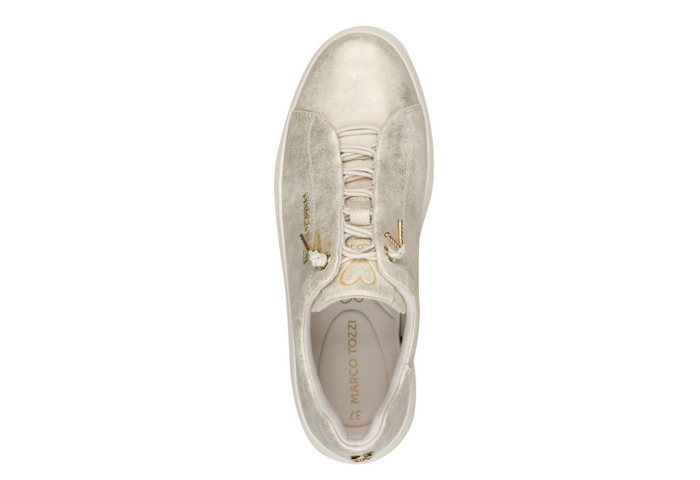 MARCO TOZZI Slip-On Sneaker, Freizeitschuh, Halbschuh, Schnürschuh mit seitlichem Logoschriftzug – Bild 4 von 5