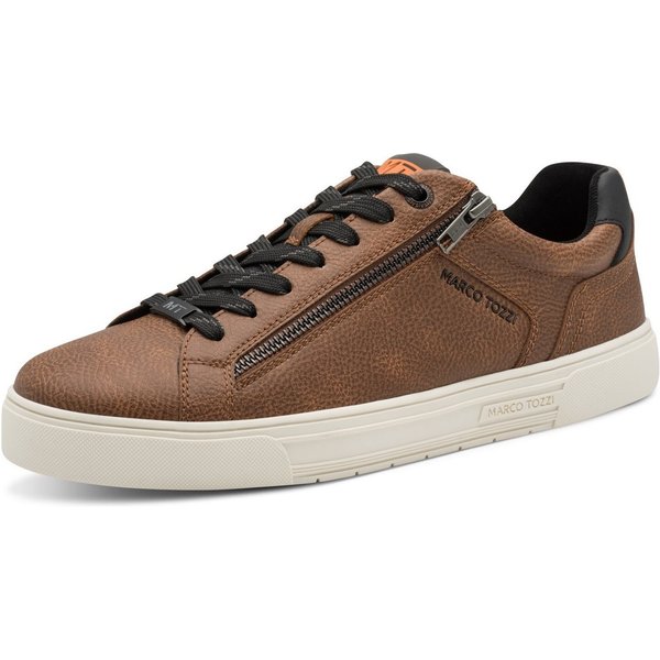 MARCO TOZZI Sneaker, Freizeitschuh, Halbschuh, Schnürschuh mit seitlicher Logoprägung