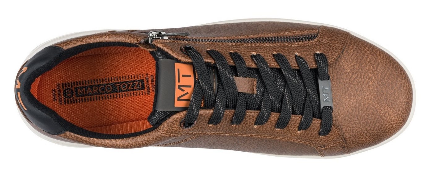 MARCO TOZZI Sneaker, Freizeitschuh, Halbschuh, Schnürschuh mit seitlicher Logoprägung – Bild 5 von 5