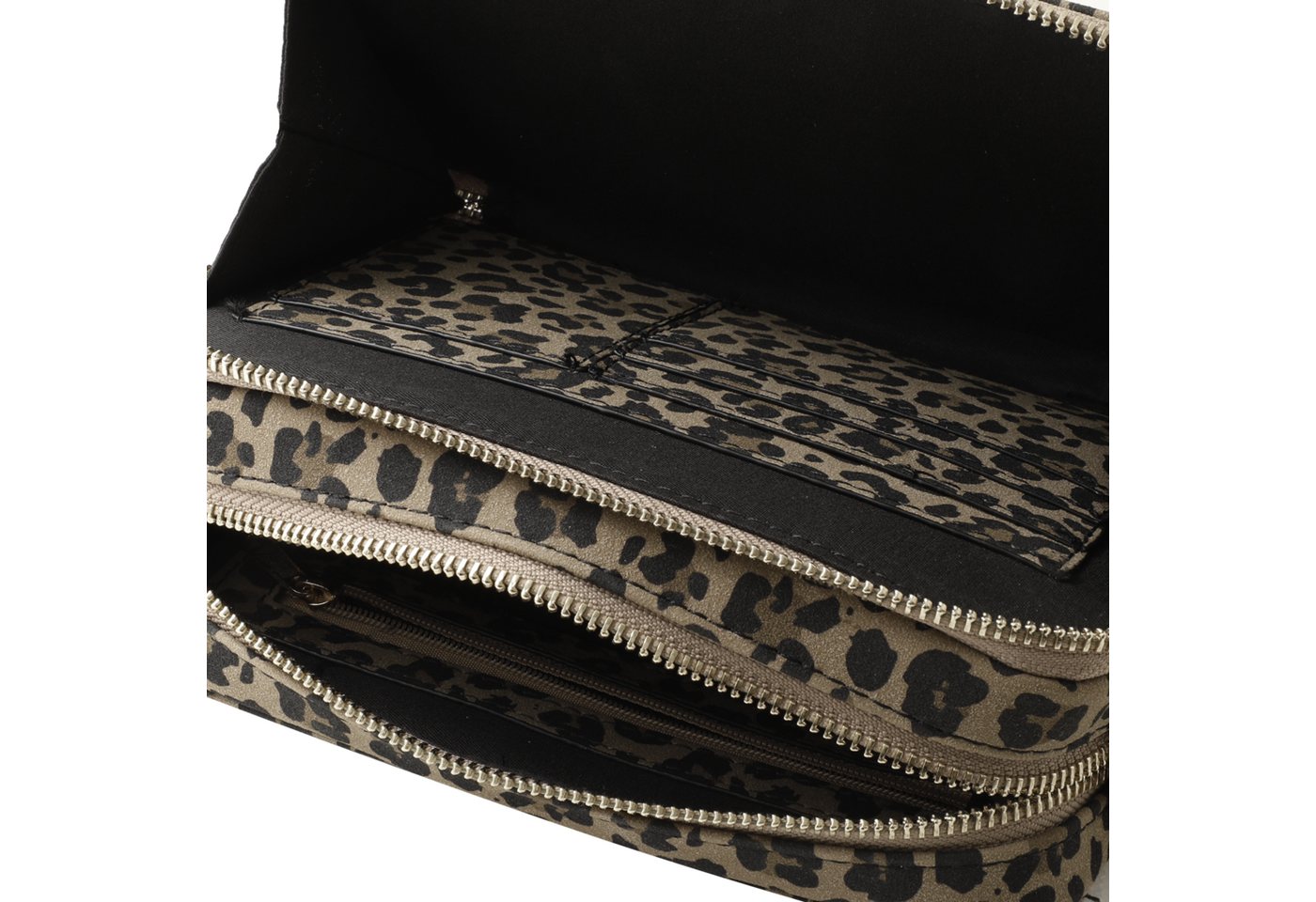 MARCO TOZZI Umhängetasche, Damen Schultertasche, Handtasche im angesagten Leo-Look – Bild 2 von 3