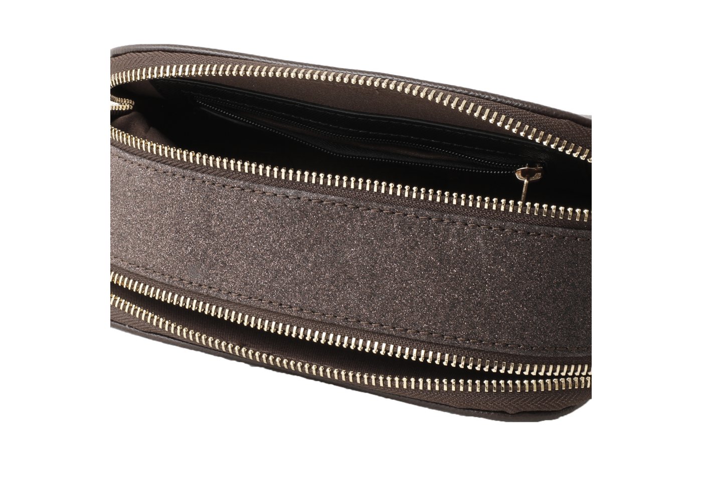 MARCO TOZZI Umhängetasche, Damen Umhängetasche, Clutch mit goldfarbenem Logo – Bild 2 von 3