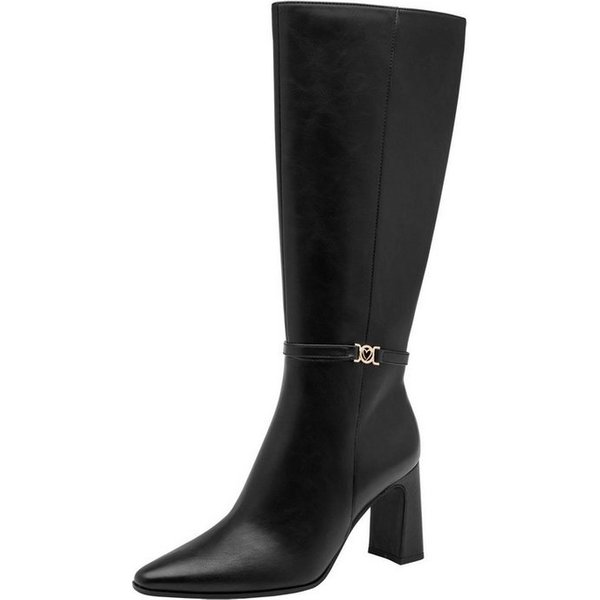 MARCO TOZZI Vegan, MT FEEL ME mit Blockabsatz Blockabsatz Stiefel Vegan