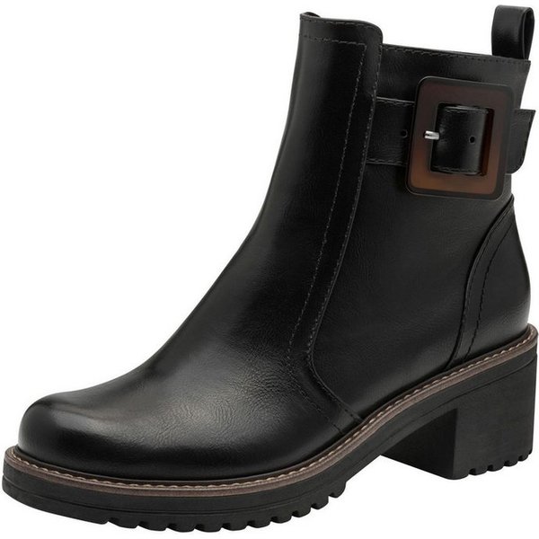MARCO TOZZI Vegan, MT FEEL ME mit Blockabsatz Blockabsatz Stiefelette Vegan