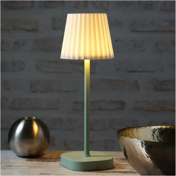 MARELIDA LED Außen-Tischleuchte LED Garten Tischlampe Außen Balkon Tischleuchte dimmbar USB, LED Classic, warmweiß (2100K bis 3000K)