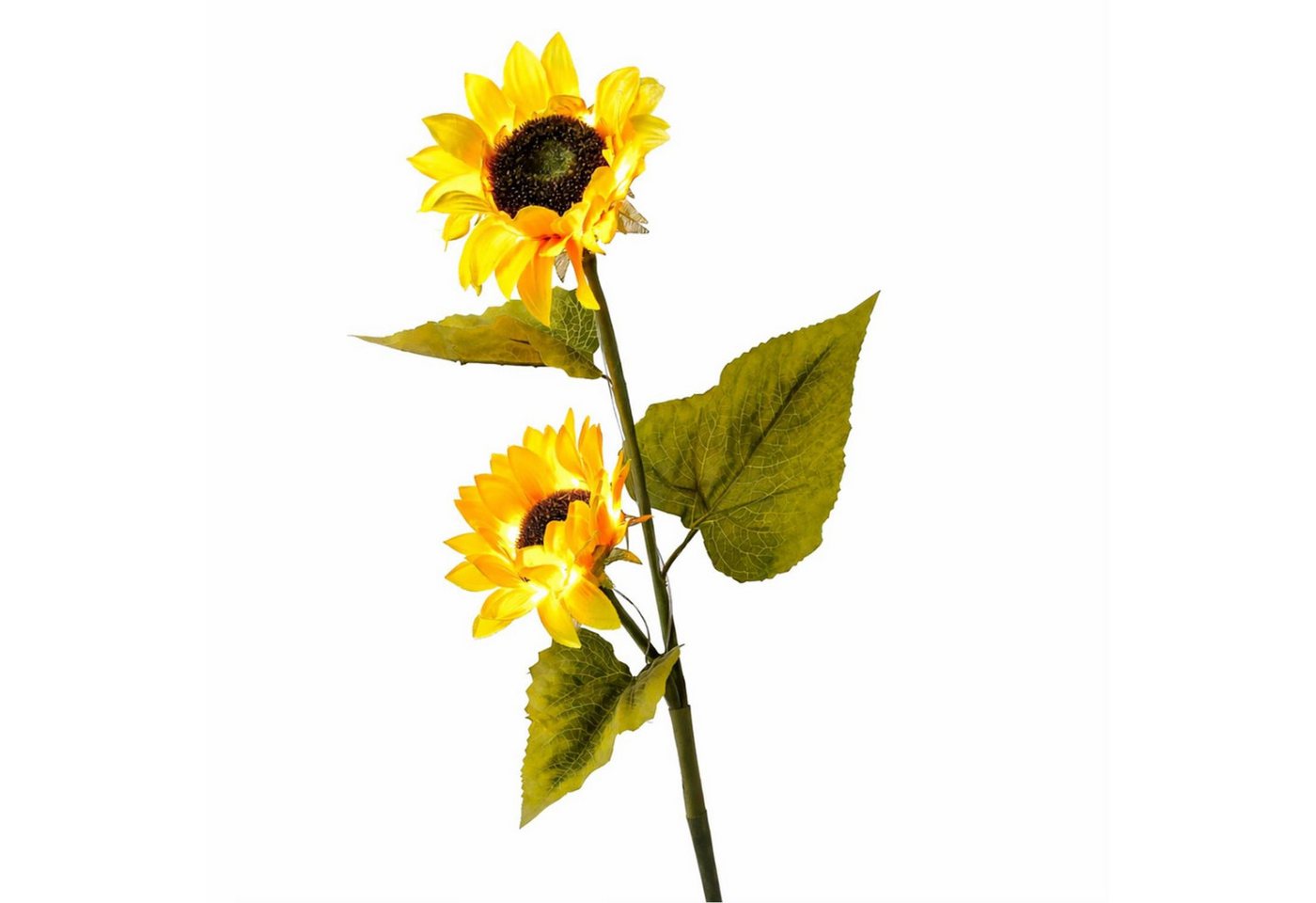 MARELIDA LED Solarleuchte LED Solar Gartenstecker Sonnenblume Solarstab Garten Beetstecker, LED Classic, warmweiß (2100K bis 3000K) – Bild 3 von 5