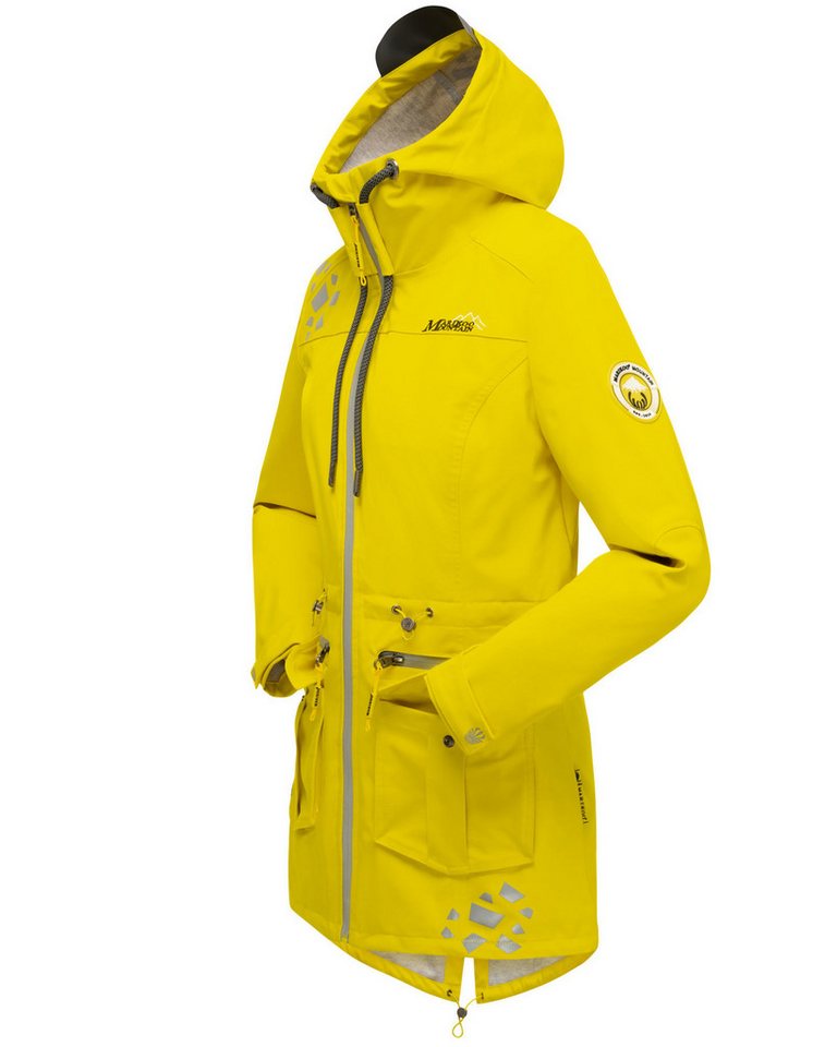 Marikoo Softshelljacke aus wasserabweisendem Obermaterial – Bild 4 von 5