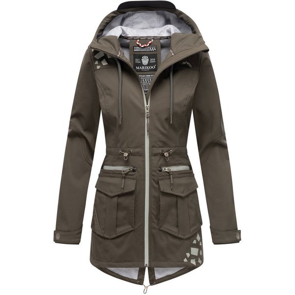Marikoo Softshelljacke aus wasserabweisendem Obermaterial
