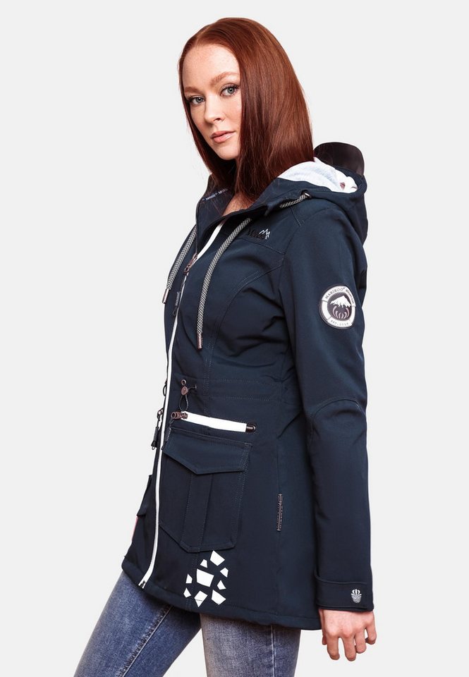 Marikoo Softshelljacke aus wasserabweisendem Obermaterial – Bild 3 von 5