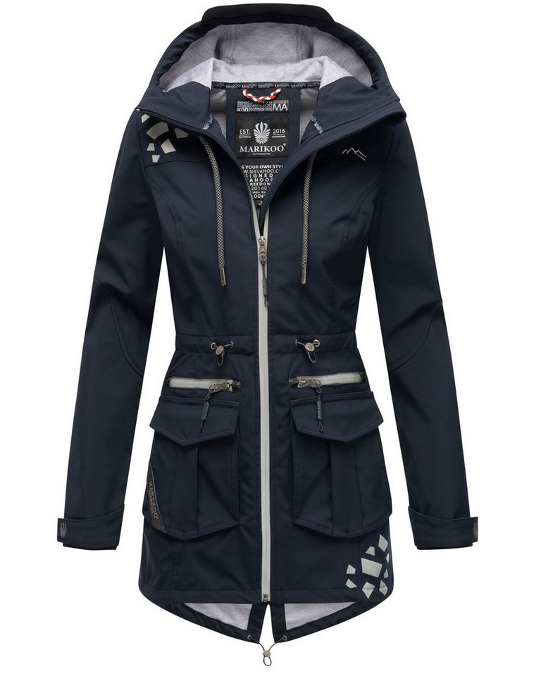 Marikoo Softshelljacke aus wasserabweisendem Obermaterial – Bild 5 von 5