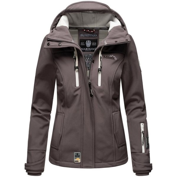 Marikoo Softshelljacke Kleine Zicke sportliche Funktionsjacke