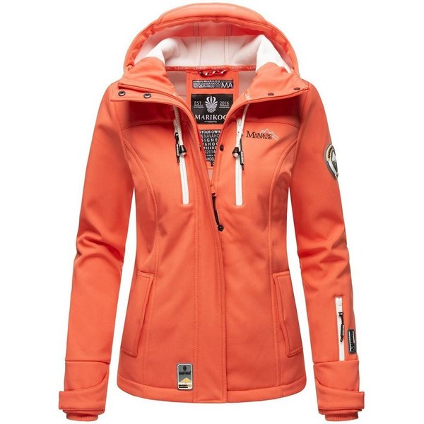Marikoo Softshelljacke Kleine Zicke sportliche Funktionsjacke