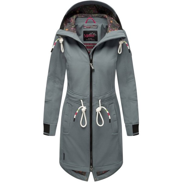 Marikoo Softshelljacke Mount Furnica mit hochschließendem Kragen