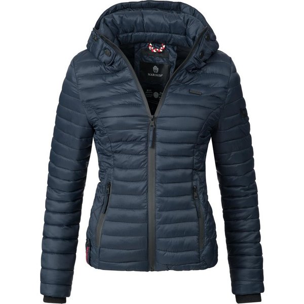 Marikoo Steppjacke Samtpfote ultraleichte Übergangsjacke mit Kapuze