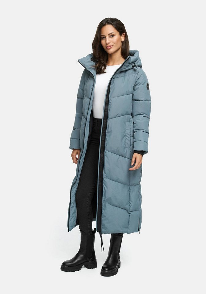 Marikoo Winterjacke Firella extra lange Passform mit seitlichen Schlitzen – Bild 2 von 5