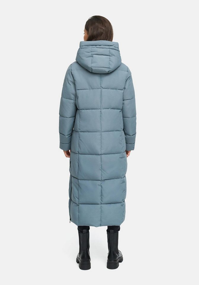 Marikoo Winterjacke Firella extra lange Passform mit seitlichen Schlitzen – Bild 4 von 5