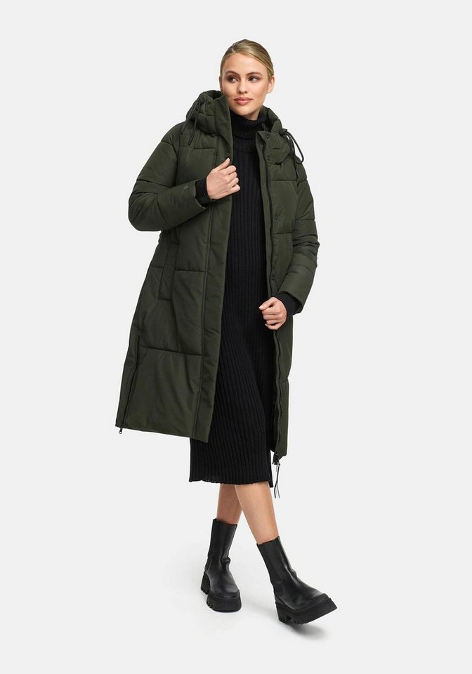 Marikoo Winterjacke Michikoo Extra langer Schnitt mit seitlichen Gehschlitzen – Bild 2 von 5
