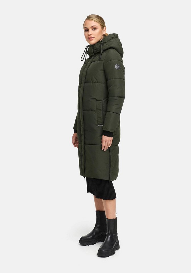 Marikoo Winterjacke Michikoo Extra langer Schnitt mit seitlichen Gehschlitzen – Bild 3 von 5