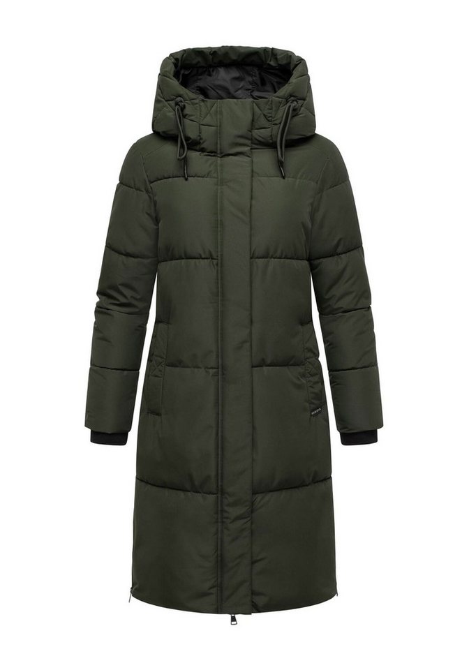 Marikoo Winterjacke Michikoo Extra langer Schnitt mit seitlichen Gehschlitzen – Bild 4 von 5