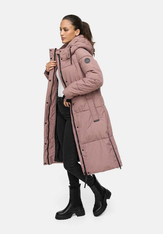 Marikoo Winterjacke Michikoo Extra langer Schnitt mit seitlichen Gehschlitzen – Bild 2 von 5