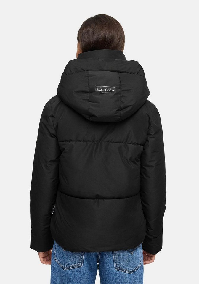 Marikoo Winterjacke Ninikaa kurze Winterjacke mit extra hohem Windschutzkragen – Bild 3 von 5
