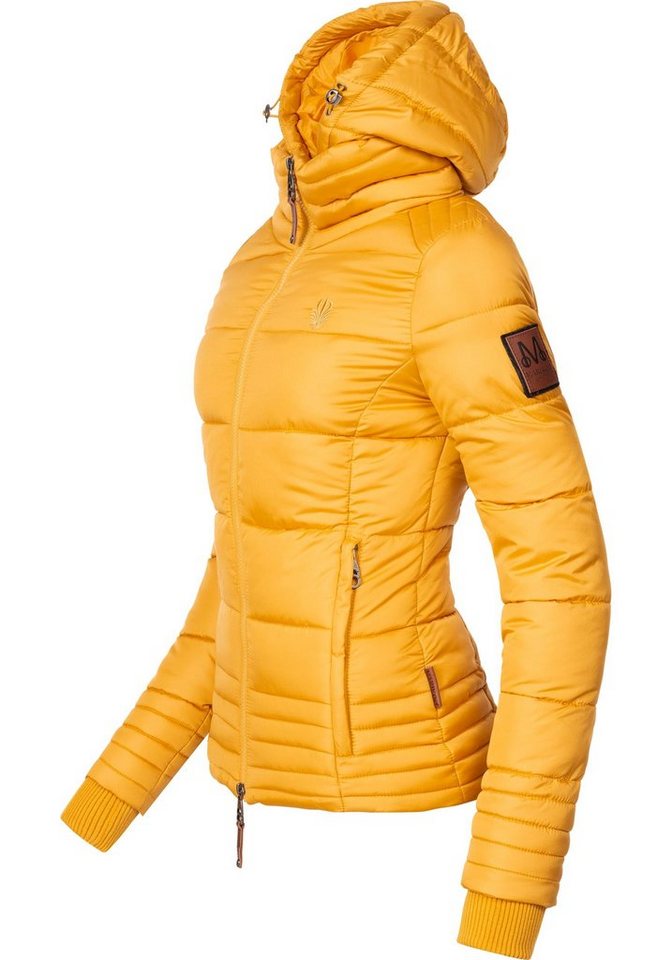 Marikoo Winterjacke Sole modisch taillierte Damen Steppjacke für den Winter – Bild 2 von 3