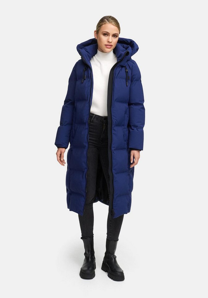 Marikoo Winterjacke Tikoraa mit extra langem Schnitt und hohem Kragen – Bild 3 von 5