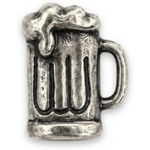 MarJo Brosche Ansteck-Pin - BIER - altsilber, altgold