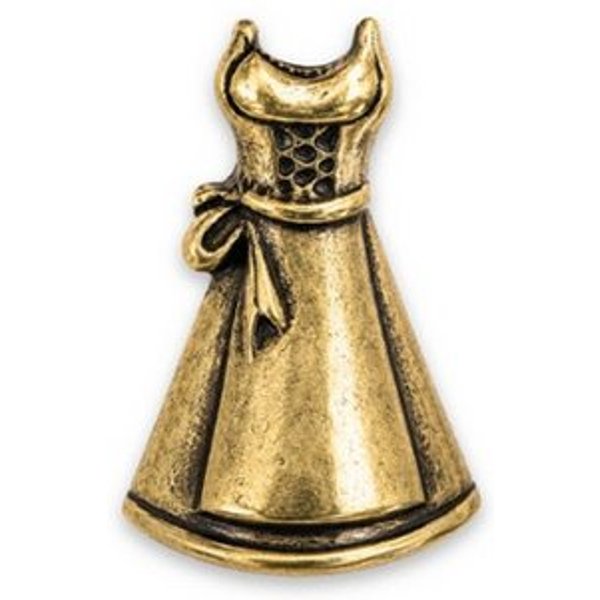 MarJo Brosche Ansteck-Pin - DIRNDL - altsilber, altgold
