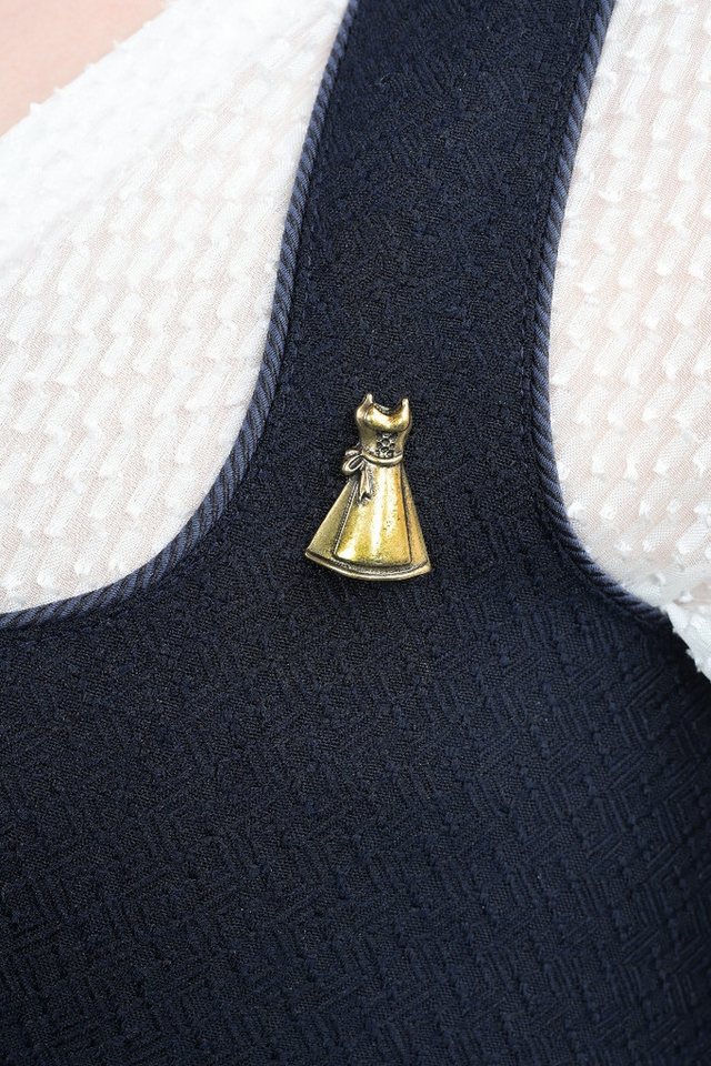 MarJo Brosche Ansteck-Pin - DIRNDL - altsilber, altgold – Bild 2 von 4