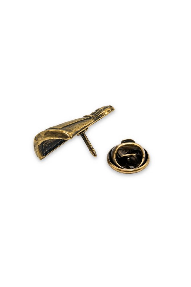 MarJo Brosche Ansteck-Pin - DIRNDL - altsilber, altgold – Bild 3 von 4