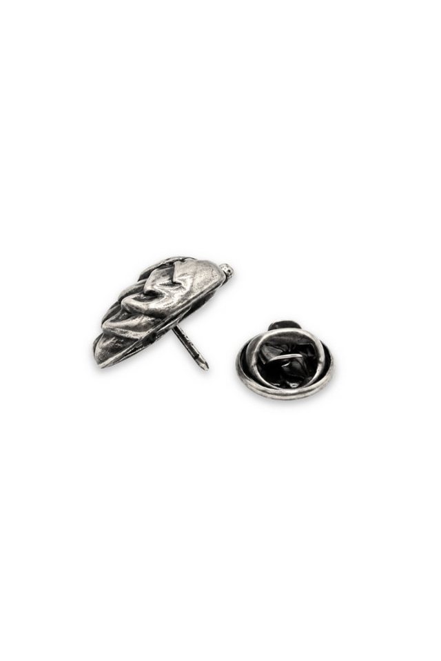 MarJo Brosche Ansteck-Pin - HOPFENDOLDE - altsilber, altgold – Bild 3 von 4