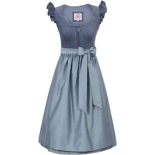 MarJo Dirndl Dirndl Ansfelden 70cm Länge himmelblau