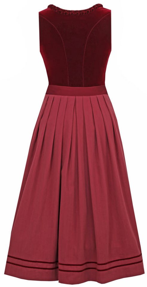 MarJo Dirndl Dirndl Cherry Chante 70cm Länge weinrot – Bild 3 von 3