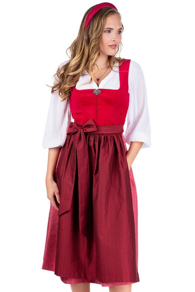 MarJo Dirndl Cord Dirndl 2tlg. - RIEGSEE - magenta – Bild 2 von 4