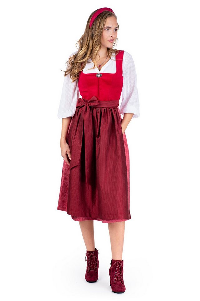 MarJo Dirndl Cord Dirndl 2tlg. - RIEGSEE - magenta – Bild 3 von 4