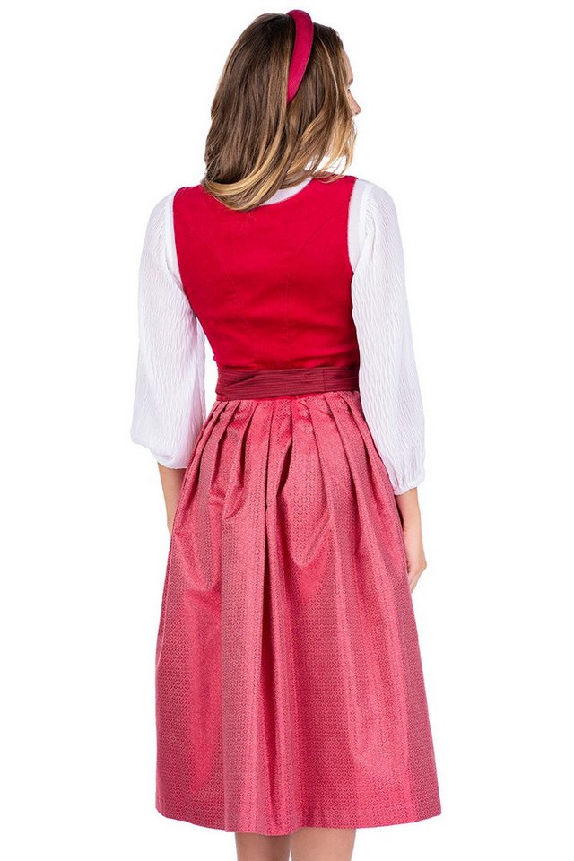 MarJo Dirndl Cord Dirndl 2tlg. - RIEGSEE - magenta – Bild 4 von 4