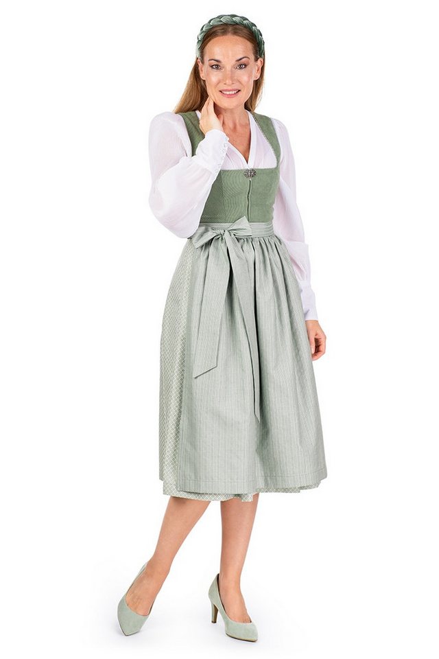 MarJo Dirndl Cord Dirndl 2tlg. - RIEGSEE - pinie – Bild 4 von 5