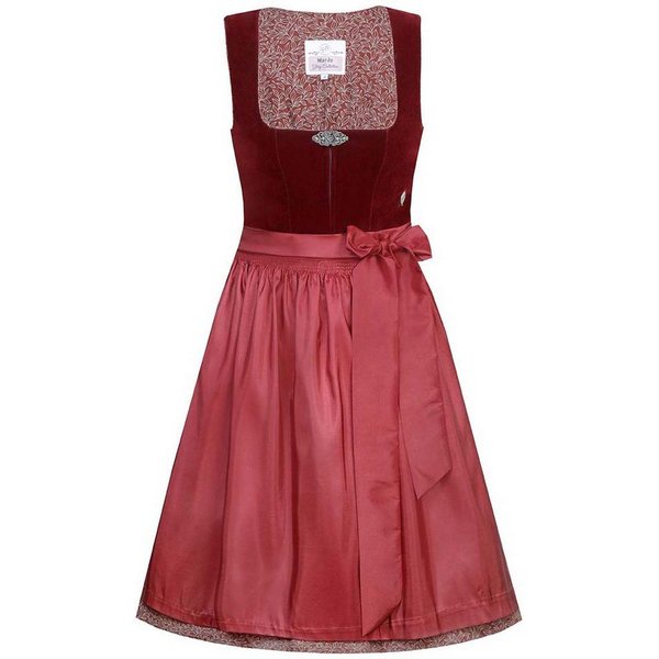 MarJo Dirndl Dirndl Elisabeth 58cm Länge rot